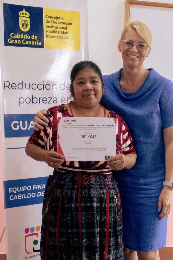 Präsidentin mit einer Frau in Guatemala